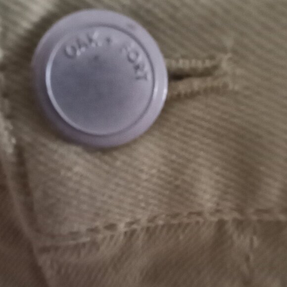 OAK + FORT light yellow denim wide leg pants - Picture 3 of 8